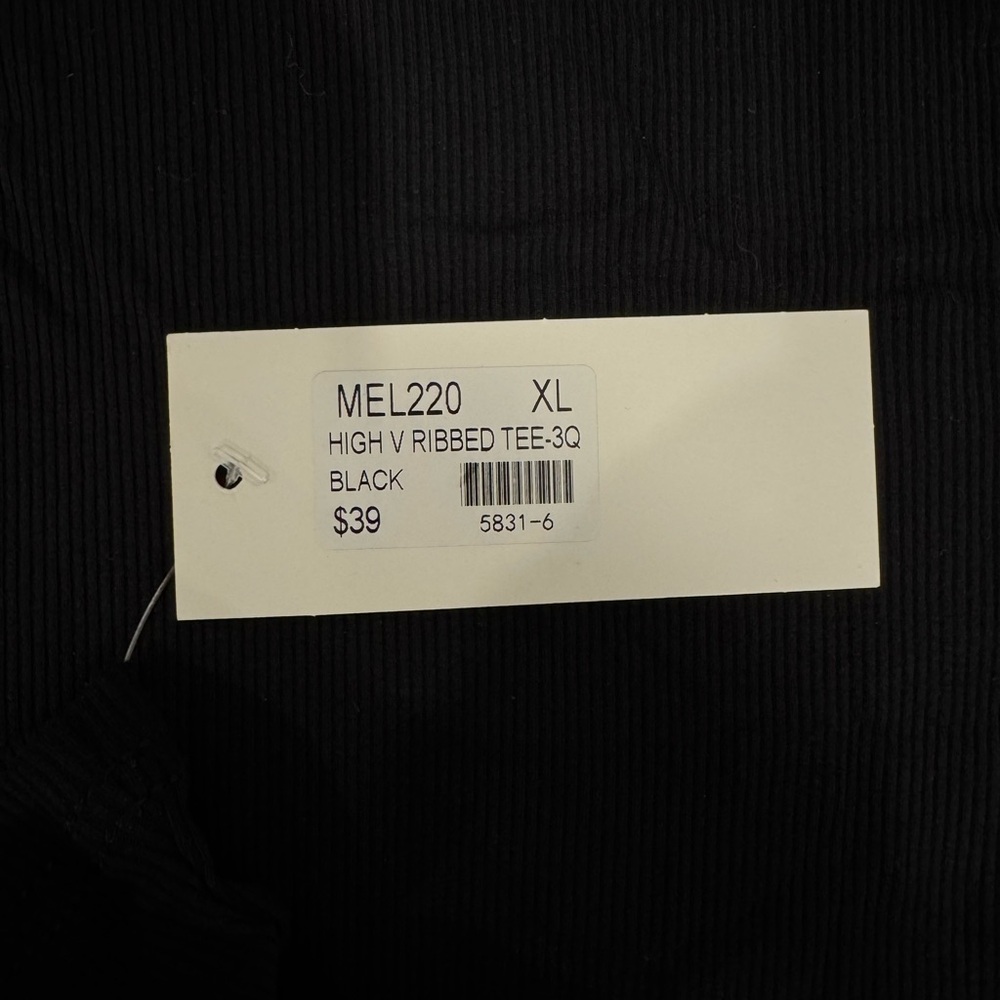 Black Ribbed Shirt - Picture 4 of 4